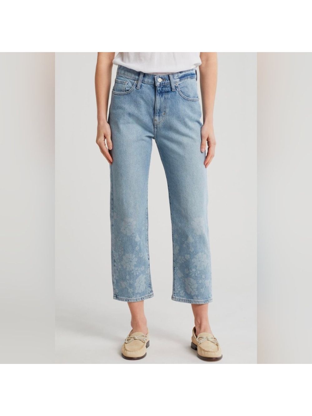 Lucky Brand 90's Loose High Rise Crop Jeans Size 4/27